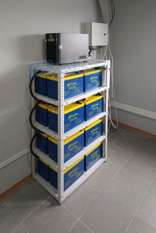 Запоріжжя, місцевий провайдер Інтернету. Встановлено ДБЖ NetPRO 11 6KL (6кВА) з 16 АКБ Pulsar CS 12-100D (100Аг).