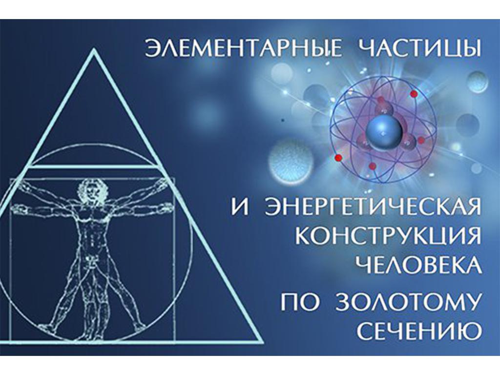 Элементарные частицы и энергетическая конструкция человека по золотому сечению