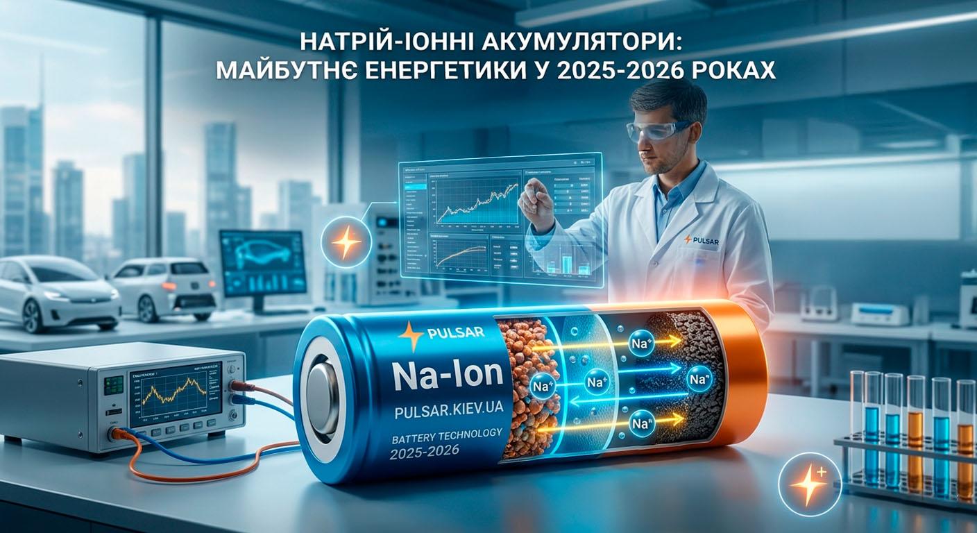 Натрій-іонні акумулятори (Na-ion): переваги, недоліки, типи хімій та перспективи у 2026 році