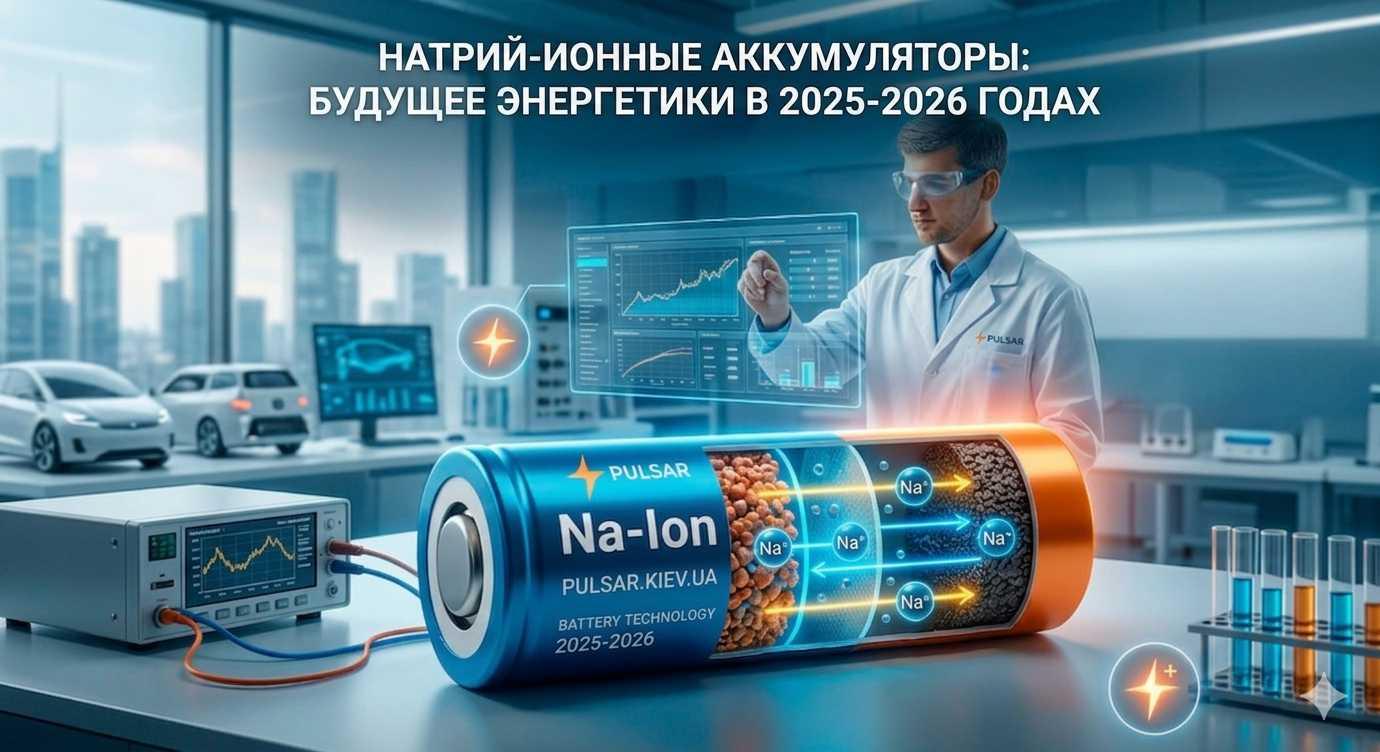 Натрий-ионные аккумуляторы (Na-ion): преимущества, недостатки, типы химических составов и перспективы на 2026 год
