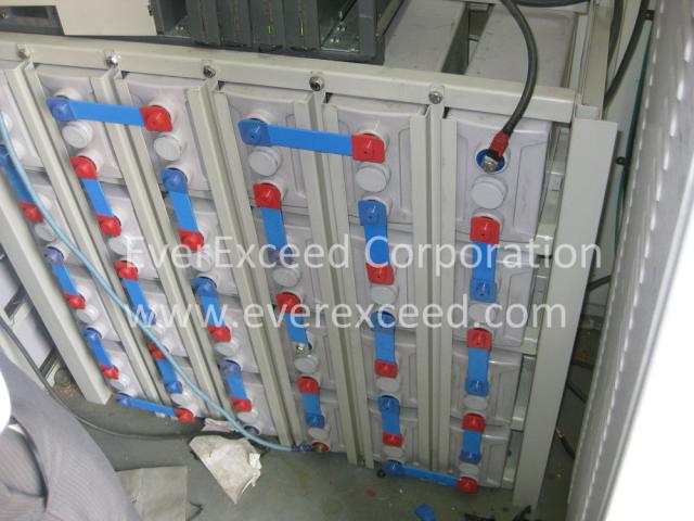 Modular max 1000ah battery bank for PV system in Indonesia 