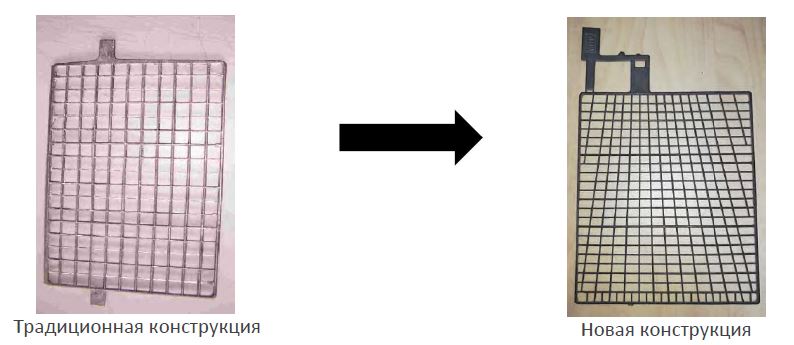 Оптимизированная конструкция решетки