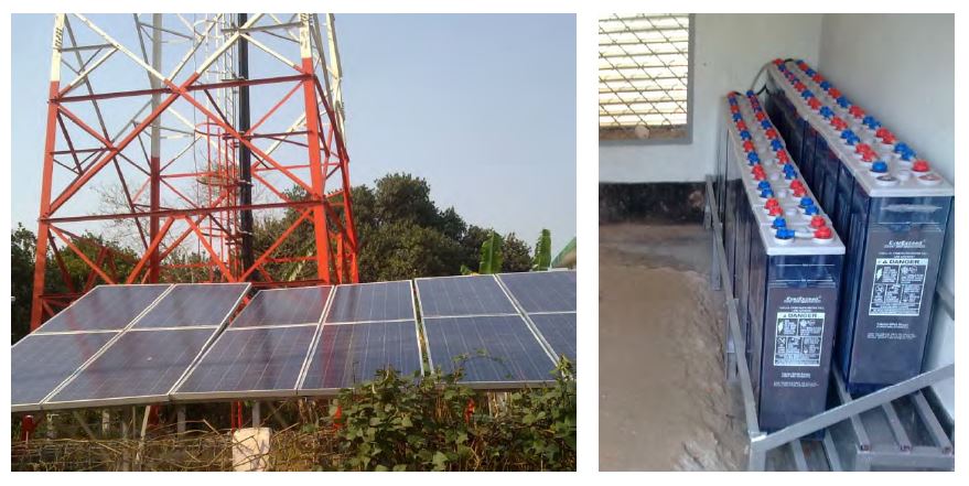 Бенгалія - сонячна система BTS , OPzS 800.