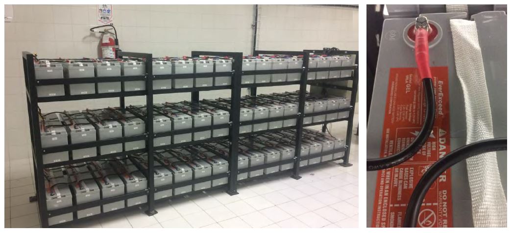 Електростанція в Колумбії, 288шт батарей EverExceed 12-100G для ДБЖ