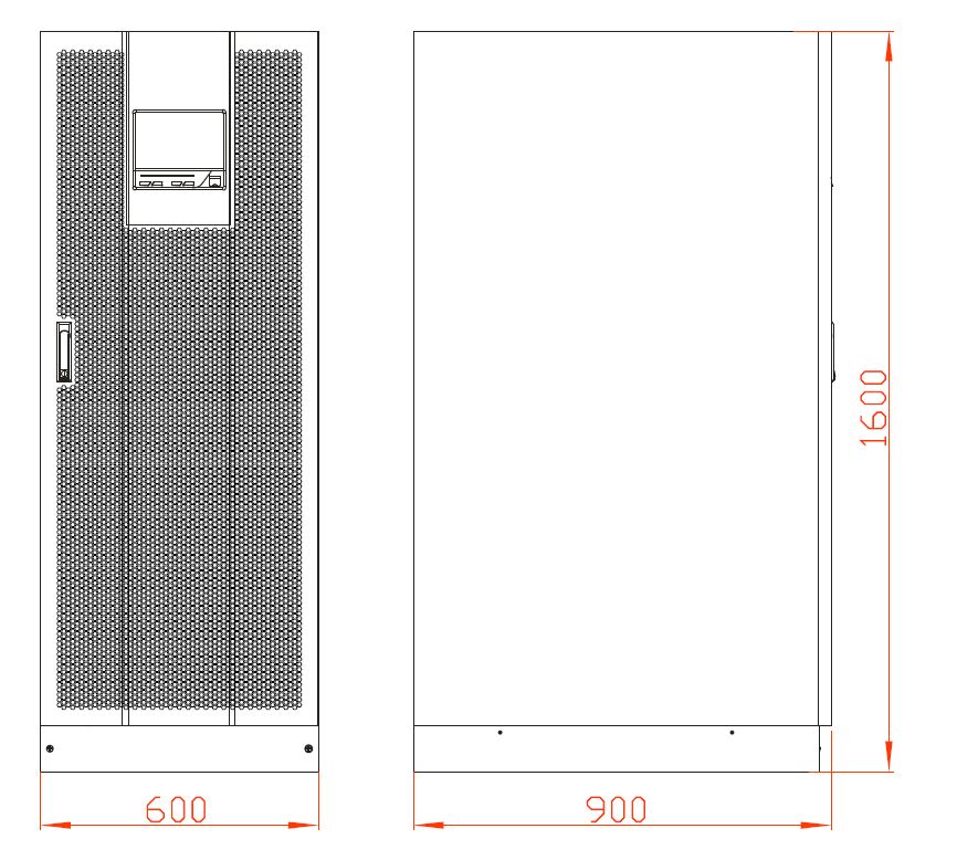 Размеры ИБП 160 кВА и 200 кВА