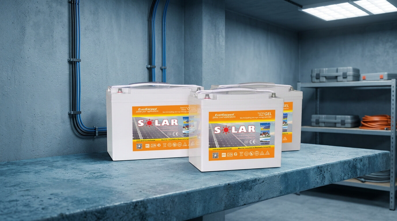 Гелевые аккумуляторы EverExceed серии SOLAR GEL RANGE