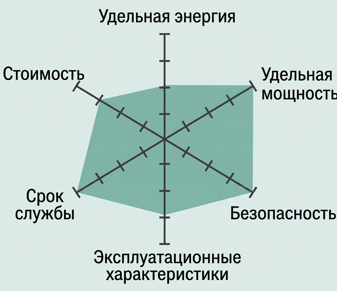Характеристики типового литий-фосфатного аккумулятора