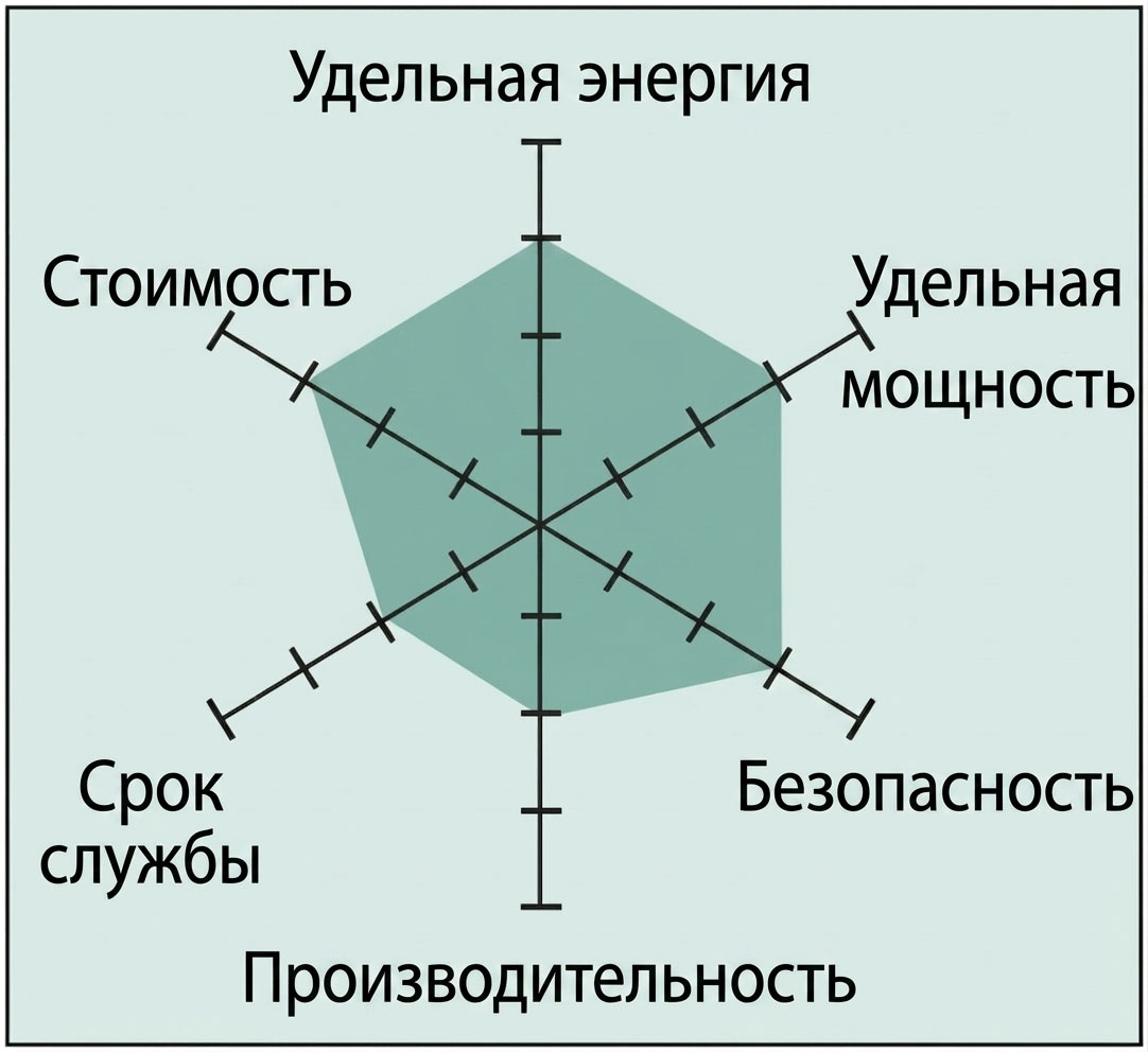 Характеристики чистого литий-марганцевого аккумулятора