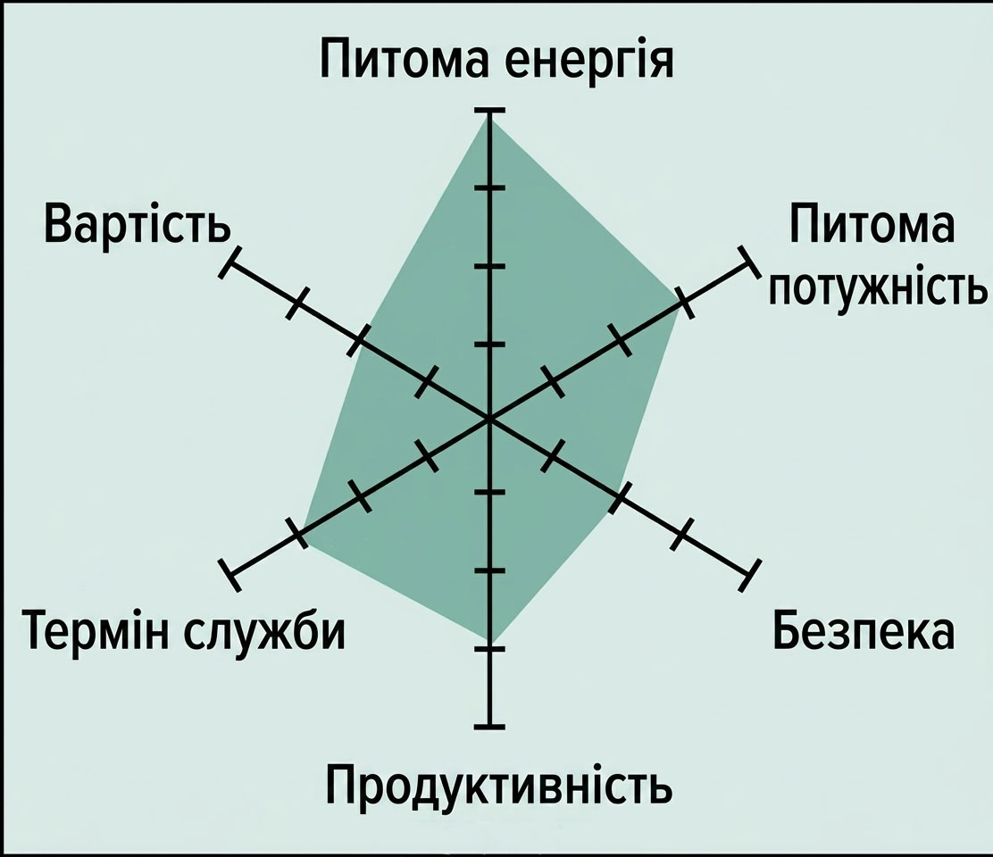 Характеристики NCA