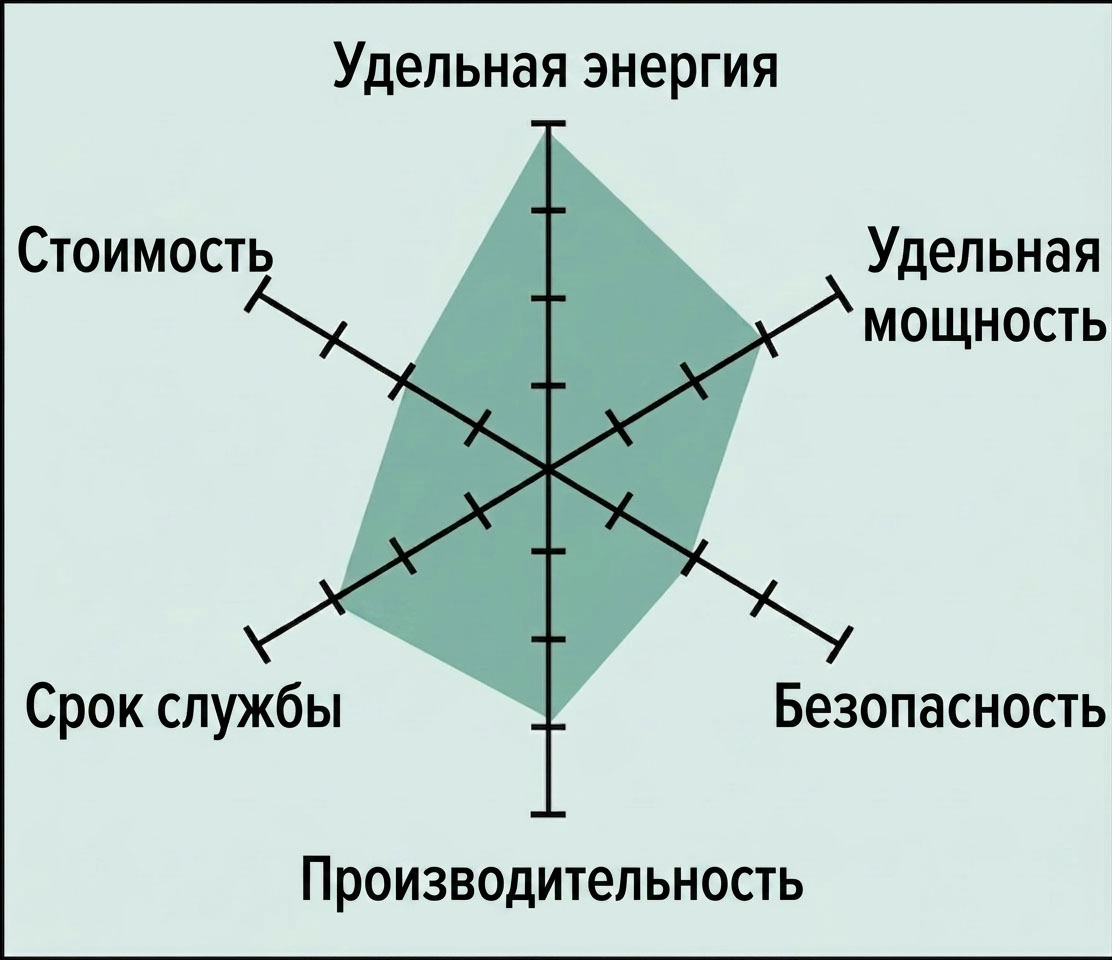 Характеристики NCA