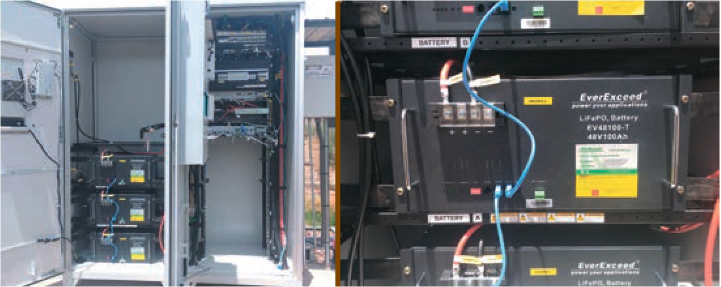 Літієві акумулятори на віддаленій телекомунікаційній станції